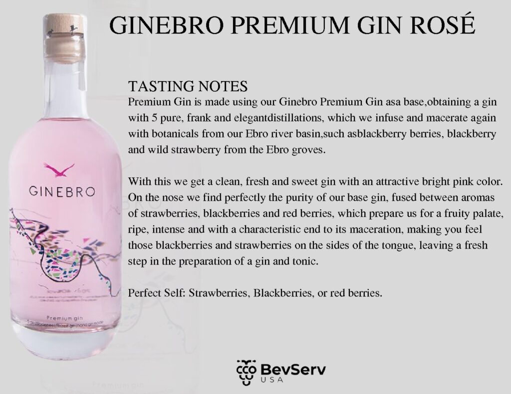 New Brochure Ginebro Premium Gin Rose