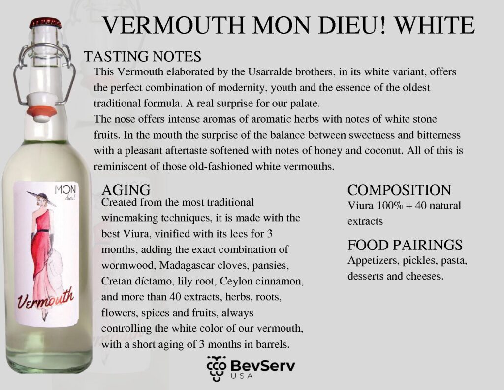 New Brochure Vermouth Mon Dieu! White