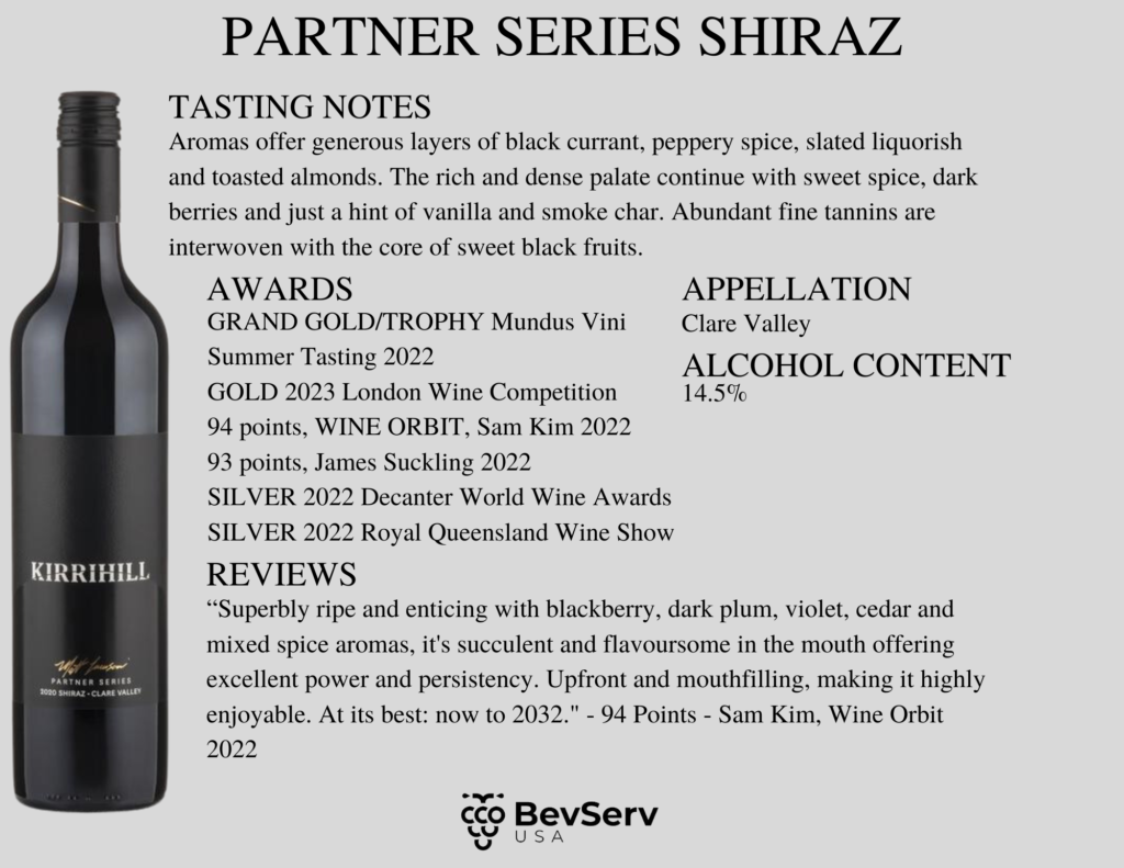 Kirrihill Partner Series Shiraz